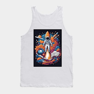 Rocket launch Tank Top